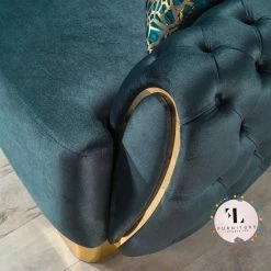 TURKISH Rubix Sofa 3+2 Range Plush Velvet - Choose Combination DUBAI SOFA COLLECTION