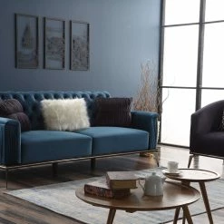 TURKISH DUBAI SOFA COLLECTION Amara 3+2 Sofa Range Plush Velvet - Choose Combination