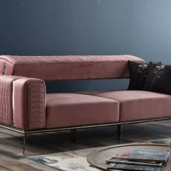 TURKISH Elisa 3+2 Sofa Range Plush Velvet - Choose Combination DUBAI SOFA COLLECTION