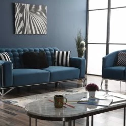 TURKISH Carter 3+2 Sofa Range Plush Velvet - Choose Combination DUBAI SOFA COLLECTION