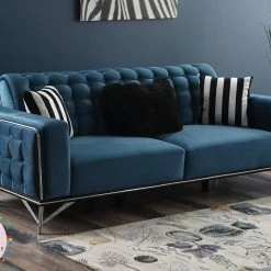 TURKISH Carter 3+2 Sofa Range Plush Velvet - Choose Combination DUBAI SOFA COLLECTION