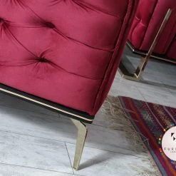 TURKISH Scarlet Sofa Range Plush Velvet 3+2 - Choose Combination