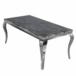 Furnish Imperial Marble/Glass Dining Table Only - Many Sizes & Colours