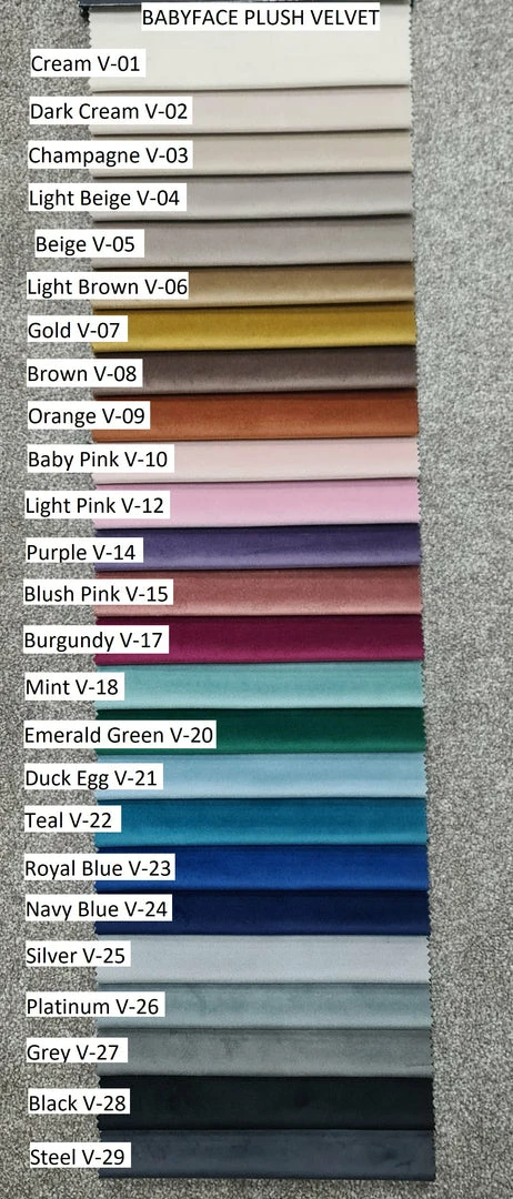 TURKISH Karze 2+2 Cream & Gold Plush Velvet