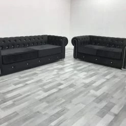 Velvetsofa Rockingham Chesterfield French Velvet Sofa Range