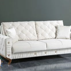 Furniture Imports LTD Avlon 3+2 Sofa Range Plush Velvet - Choose Combination